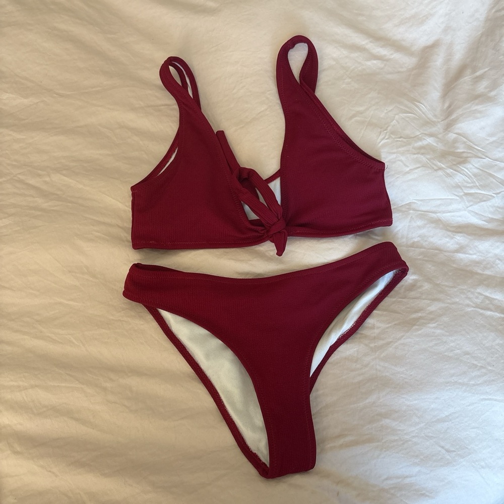 Zaful Red Bikini Set